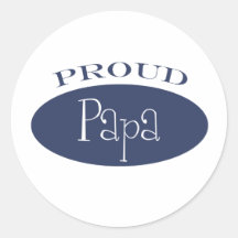 proud papa sticker