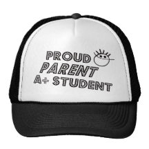 Proud Parent A+ Student Hats