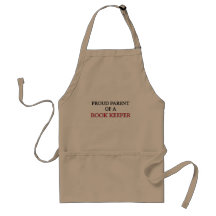 Proud Parent Of A BOOK KEEPER Apron