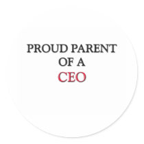 Proud Parent Of A CEO Sticker