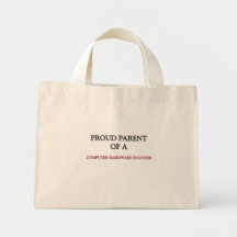 Proud Parent Of A COMPUTER HARDWARE ENGINEER Tote Bag
