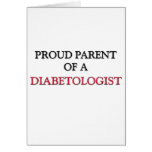 Proud Parent Of A DIABETOLOGIST cards