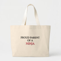 Proud Parent Of A NINJA Canvas Bags