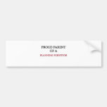 Proud Parent Of A PLANNING SURVEYOR Bumper Stickers