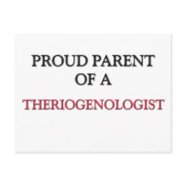 Proud Parent Of A THERIOGENOLOGIST Postcards