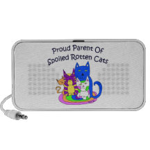 Proud Parent Of Spoiled Rotten Cats Travel Speaker