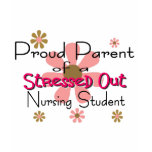 Proud Parent "Stressed Nursing Student" t-shirts