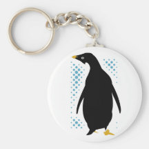 Proud Penguin Key Chain