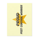 Proud Pest Control Worker Post Card