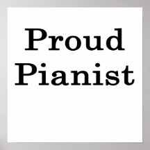 Proud Pianist Print