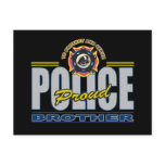 Proud Police Brother Post Card