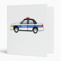 Proud Police Car Binders