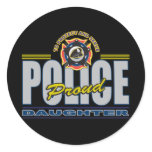 Proud Police Daughter stickers