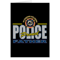 Proud Police Father Card