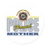 Proud Police Mother Sticker