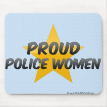 Proud Police Women Mousepads