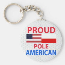 Proud polish American Key Chain