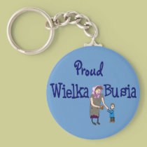 Proud Polish Grandmother (Wielka Busia) keychains