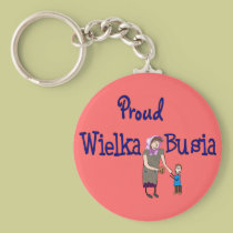 Proud Polish Grandmother (Wielka Busia) keychains