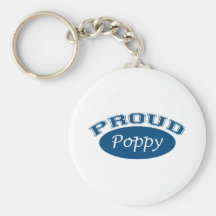 Proud Poppy (Blue) Keychains