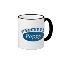 Proud Poppy (Blue) Mug