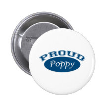 Proud Poppy (Blue) Pins
