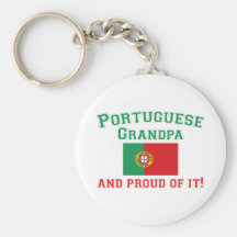Proud Portuguese Grandpa Keychains