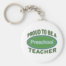 Proud Preschool Teacher Key Chains