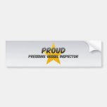 Proud Pressure Vessel Inspector Bumper Stickers