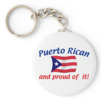 Proud Puerto Rican Key Chain