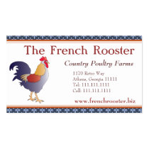 Proud Purple Rooster Poultry Business