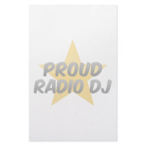 Proud Radio Dj Personalized Stationery
