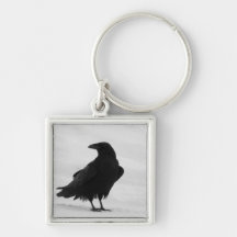 Proud Raven Key Chains