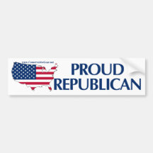 Proud Republican Bumper Sticker