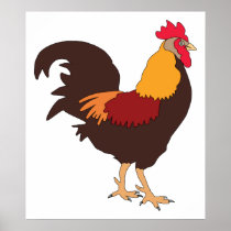 Proud Rooster Drawing