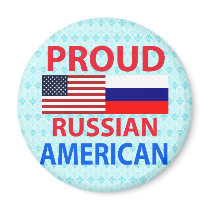 Proud Russian American Magnets
