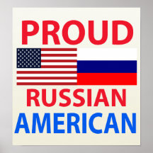Proud Russian American Print