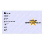 Proud School Counsellor Business Card Templates