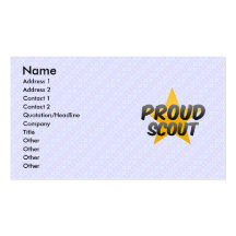 Proud Scout Business Card Template