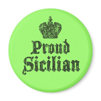Proud Sicilian Fridge Magnet