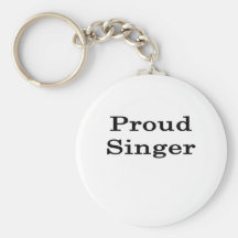 Proud Singer Keychain