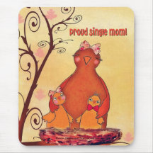 proud single mom mousepad