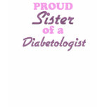 Proud Sister of a Diabetologist t-shirts