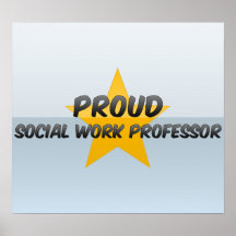 Proud Social Work Professor Poster