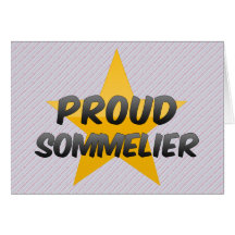 Proud Sommelier Greeting Cards