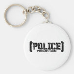Proud Son - POLICE Tattered Key Chain