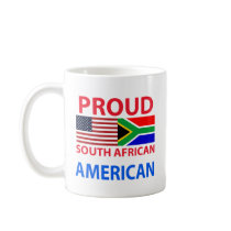 Proud South African American Mugs