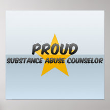 Proud Substance Abuse Counsellor Poster