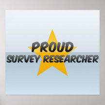 Proud Survey Researcher Poster