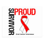 Proud Survivor - Oral Cancer Post Card